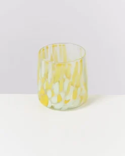 Motel a Miio Alegria - Set Of 4 Glasses Small big drops yellow Best Sale