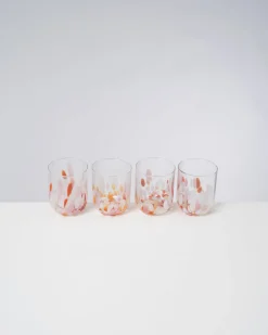 Motel a Miio Alegria - Set Of 4 Glasses Large Drops Goldfish drops goldfisch Hot