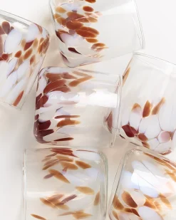 Motel a Miio Alegria 6er Set Glas Klein big drops bernstein sand Cheap