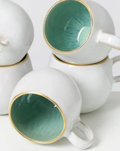 Motel a Miio Areia - Mug Big With Gold Rim mint Best