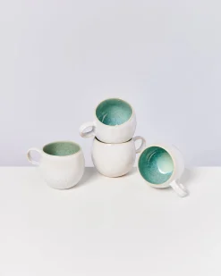 Motel a Miio Areia - Set Of 4 Mugs Big mint Shop