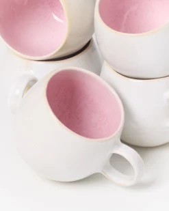Motel a Miio Areia - Set Of 6 Mugs Big rose Fashion