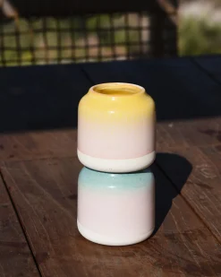 Motel a Miio Bebé Vase - Yellow Rose Speckled gelb rosa gesprenkelt Cheap