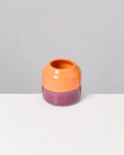 Motel a Miio Bebé Vase orange dark lilac New