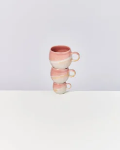 Motel a Miio Bica - Mug Big Pink / Cream pink cream Best