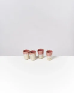 Motel a Miio Bica - Set Of 4 Espressocups pink cream Best