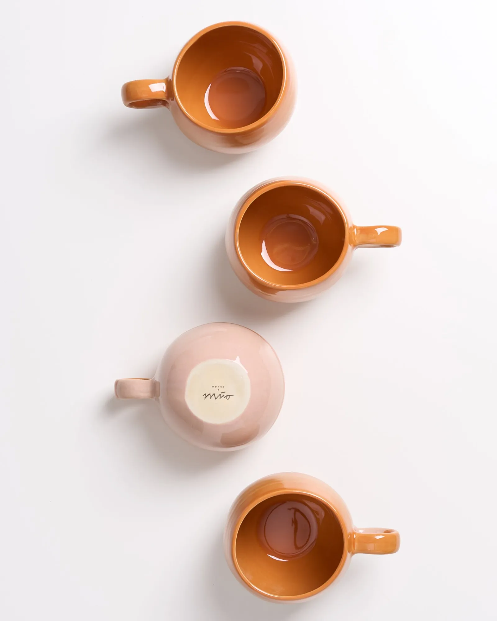 Motel a Miio Bica - Set Of 4 Mugs Big orange Best