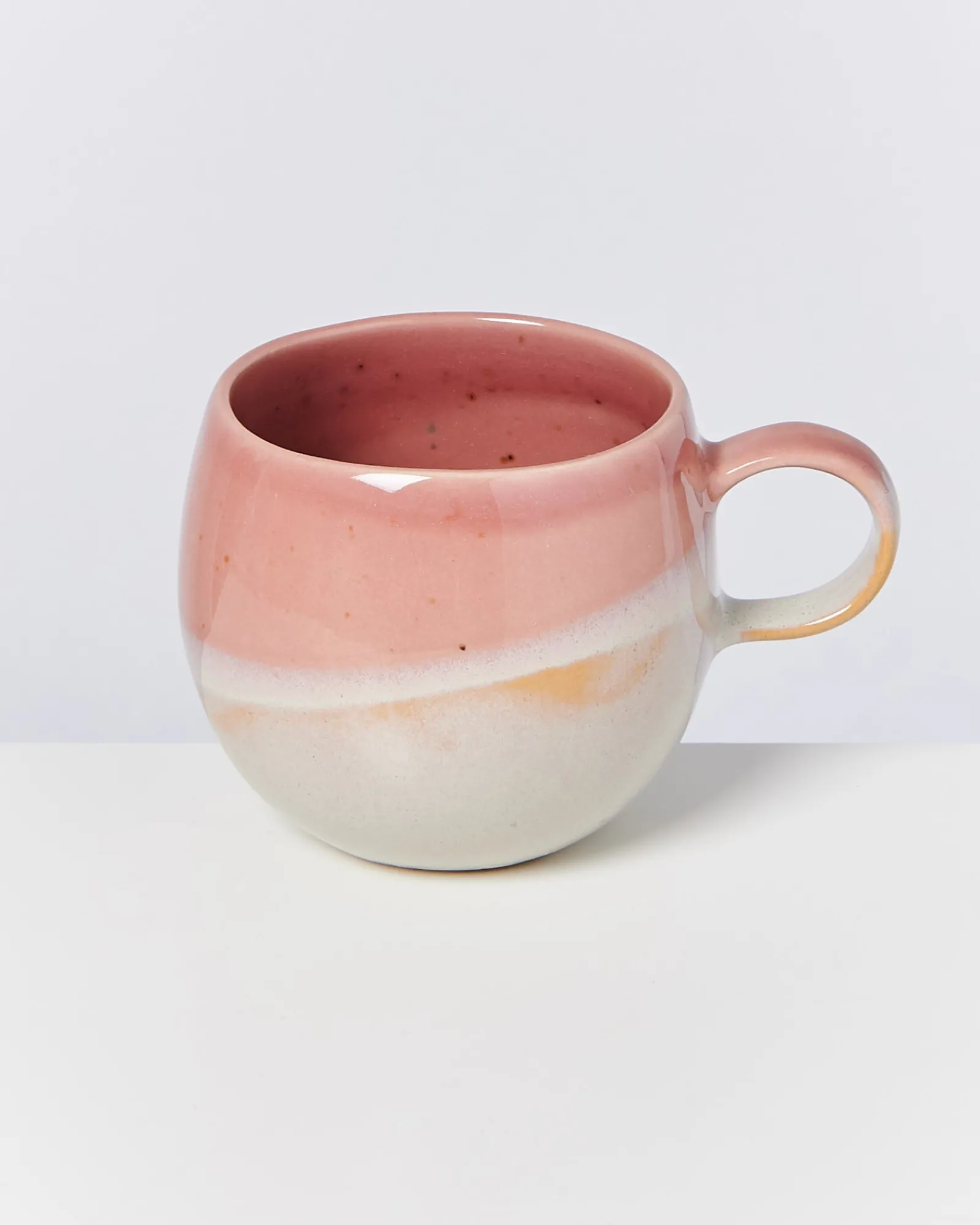 Motel a Miio Bica - Set Of 4 Mugs Big pink cream Cheap