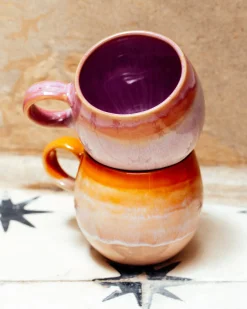 Motel a Miio Bica 6er Set Tasse Groß pink Outlet