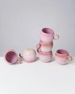 Motel a Miio Bica 6er Set Tasse Groß pink Outlet