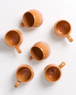 Motel a Miio Bica 6er Set Tasse Klein orange Hot