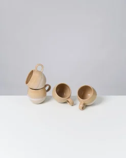 Motel a Miio Bica 4er Set Tasse Klein sand Discount