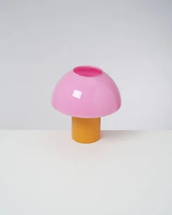 Motel a Miio Cogumelo - Glass Lamp Pink Yellow rosa gelb Sale