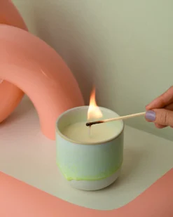 Motel a Miio Coimbra - Scented Candle “Green Harmony” pastel green Shop