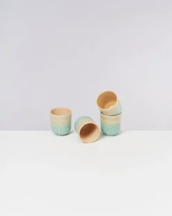 Motel a Miio Copa Alto - Set Of 4 Cups Small Pastel Mint pastellmint Clearance