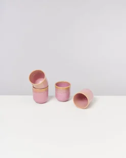 Motel a Miio Copa Alto - Set Of 4 Cups Small Yellow Rose gelb rosé Sale