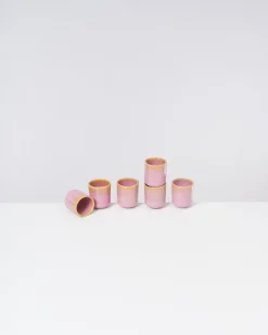 Motel a Miio Copa Alto - Set Of 6 Espressocups Yellow Rose gelb rosé Fashion
