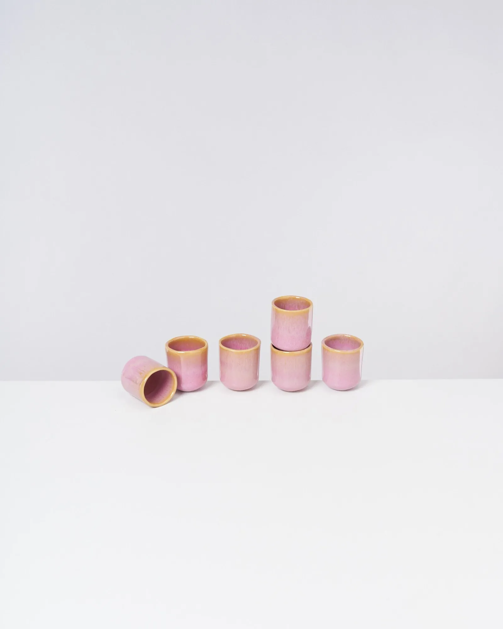 Motel a Miio Copa Alto - Set Of 6 Espressocups Yellow Rose gelb rosé Fashion