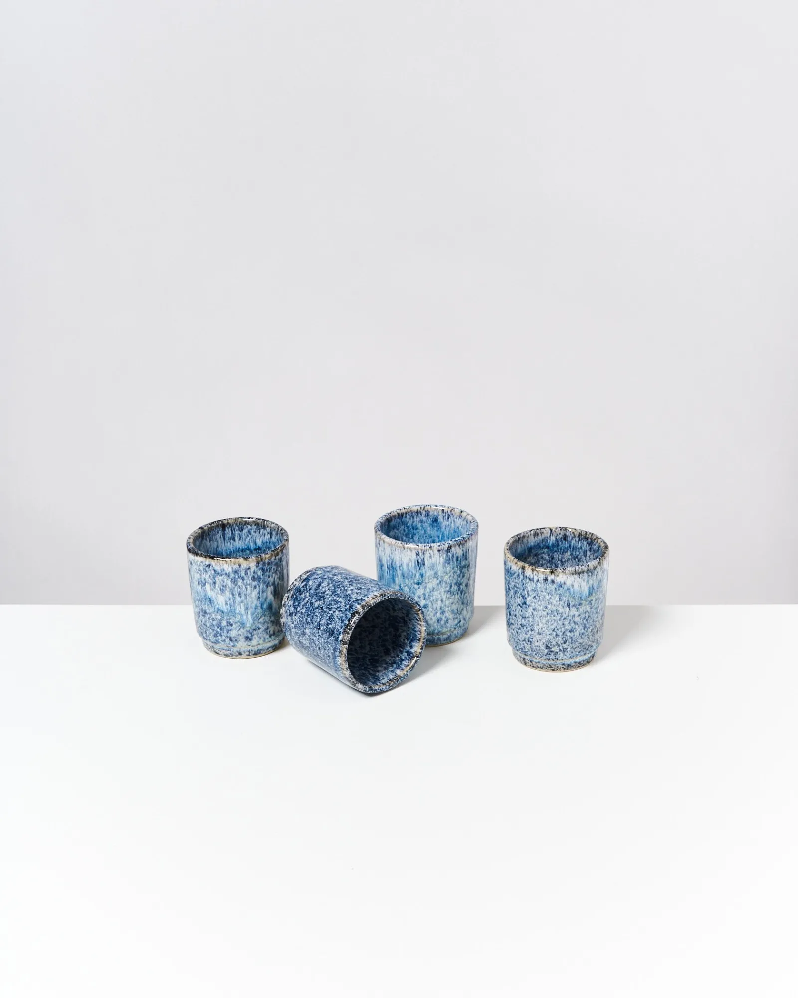 Motel a Miio Cordoama - Set Of 4 Cups Blue Speckled speckled blue Outlet