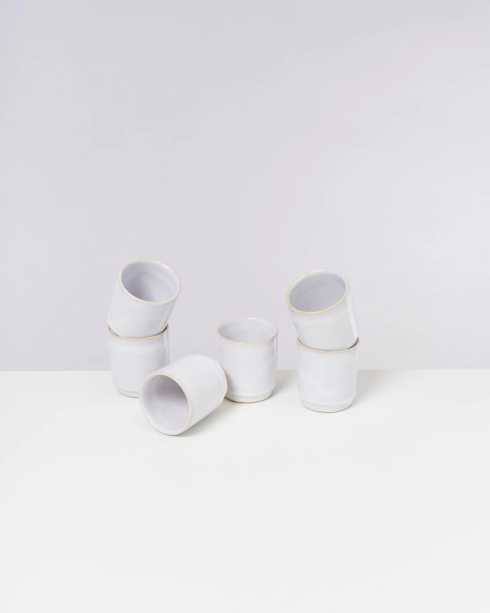 Motel a Miio Cordoama - Set Of 6 Cups Small white Cheap