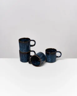 Motel a Miio Cordoama - Set Of 4 Mugs Big Darkblue dark blue Best