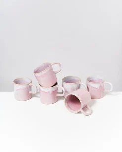 Motel a Miio Cordoama - Set Of 6 Mugs Big rose Discount
