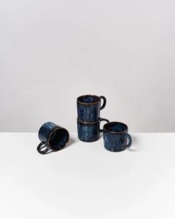 Motel a Miio Cordoama - Set Of 4 Mugs Small Darkblue dark blue Flash Sale