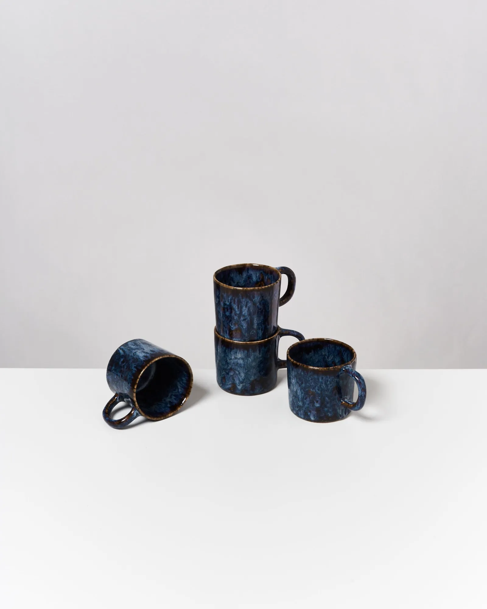 Motel a Miio Cordoama - Set Of 4 Mugs Small Darkblue dark blue Flash Sale