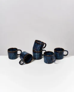 Motel a Miio Cordoama - Set Of 6 Mugs Small Darkblue dark blue Discount