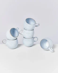 Motel a Miio Frio - Set Of 6 Mugs Big blau weiß Cheap