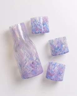 Motel a Miio Joia - Glass Small Drops Blue Lilac blau lila Clearance