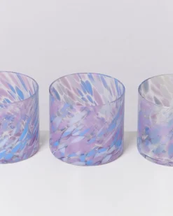 Motel a Miio Joia - Glass Small Drops Blue Lilac blau lila Clearance