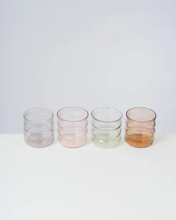 Motel a Miio Joia - Set Of 4 Glasses Bubble mix Flash Sale