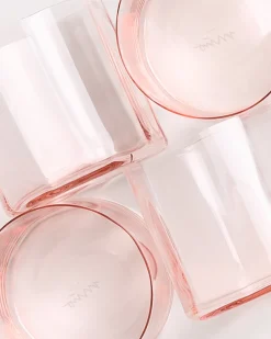 Motel a Miio Joia - Set Of 4 Glasses Flower pink opal Hot