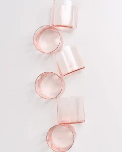 Motel a Miio Joia - Set Of 6 Glasses Flower pink opal Best