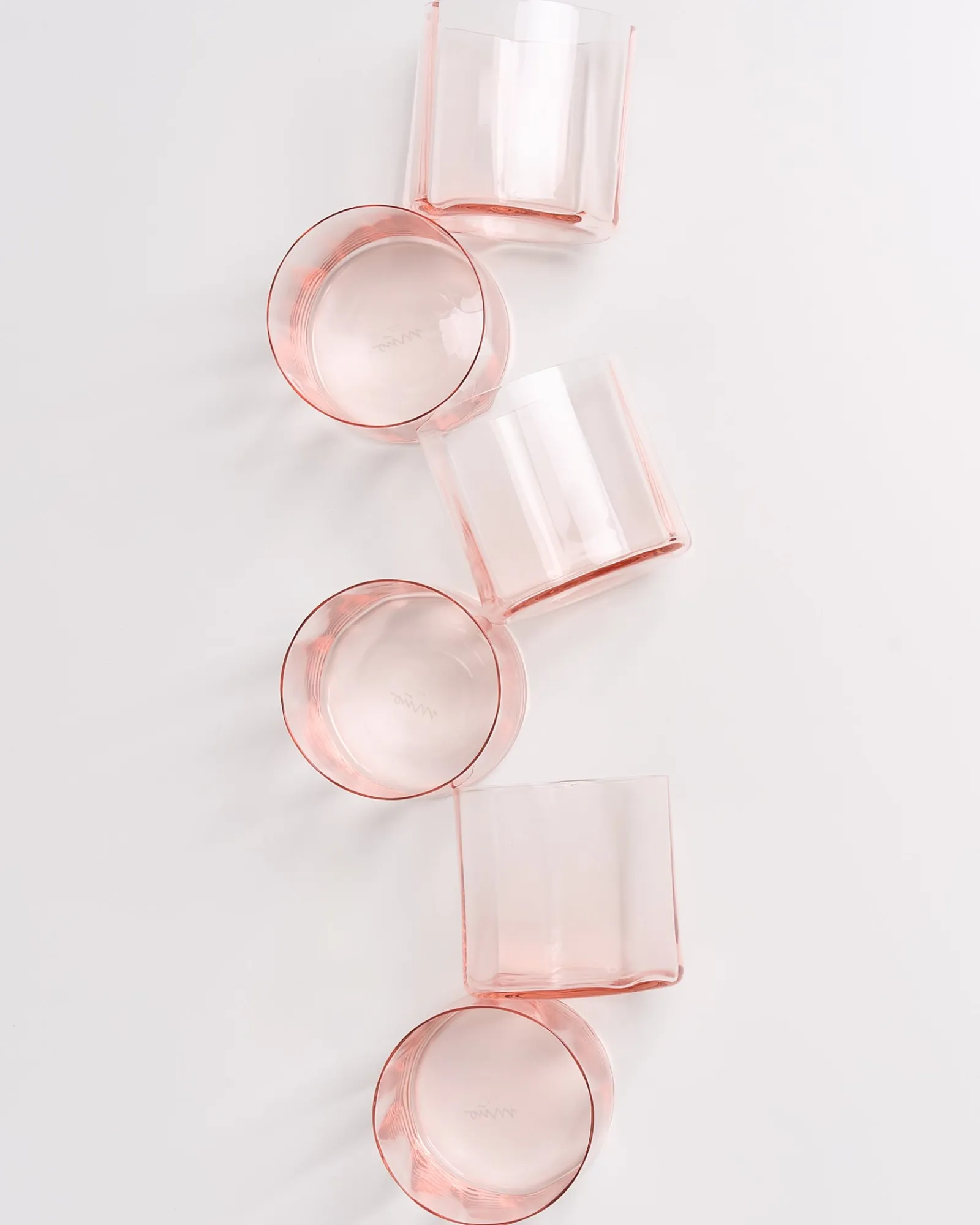 Motel a Miio Joia - Set Of 6 Glasses Flower pink opal Best