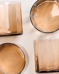 Motel a Miio Joia - Set Of 4 Glasses Flower bronze Outlet