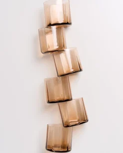 Motel a Miio Joia - Set Of 6 Glasses Flower bronze New