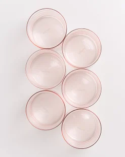 Motel a Miio Joia - Set Of 6 Glasses Large Bubble pink opal Cheap