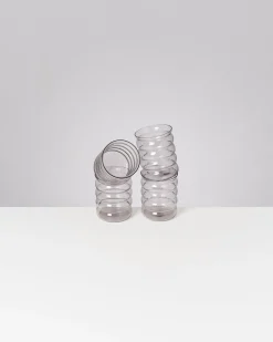 Motel a Miio Joia - Set Of 4 Glasses Large Bubble e amethist New