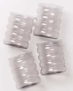 Motel a Miio Joia - Set Of 4 Glasses Large Bubble e amethist New