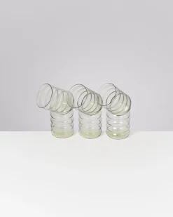 Motel a Miio Joia - Set Of 6 Glasses Large Bubble Emerald smaragd Outlet