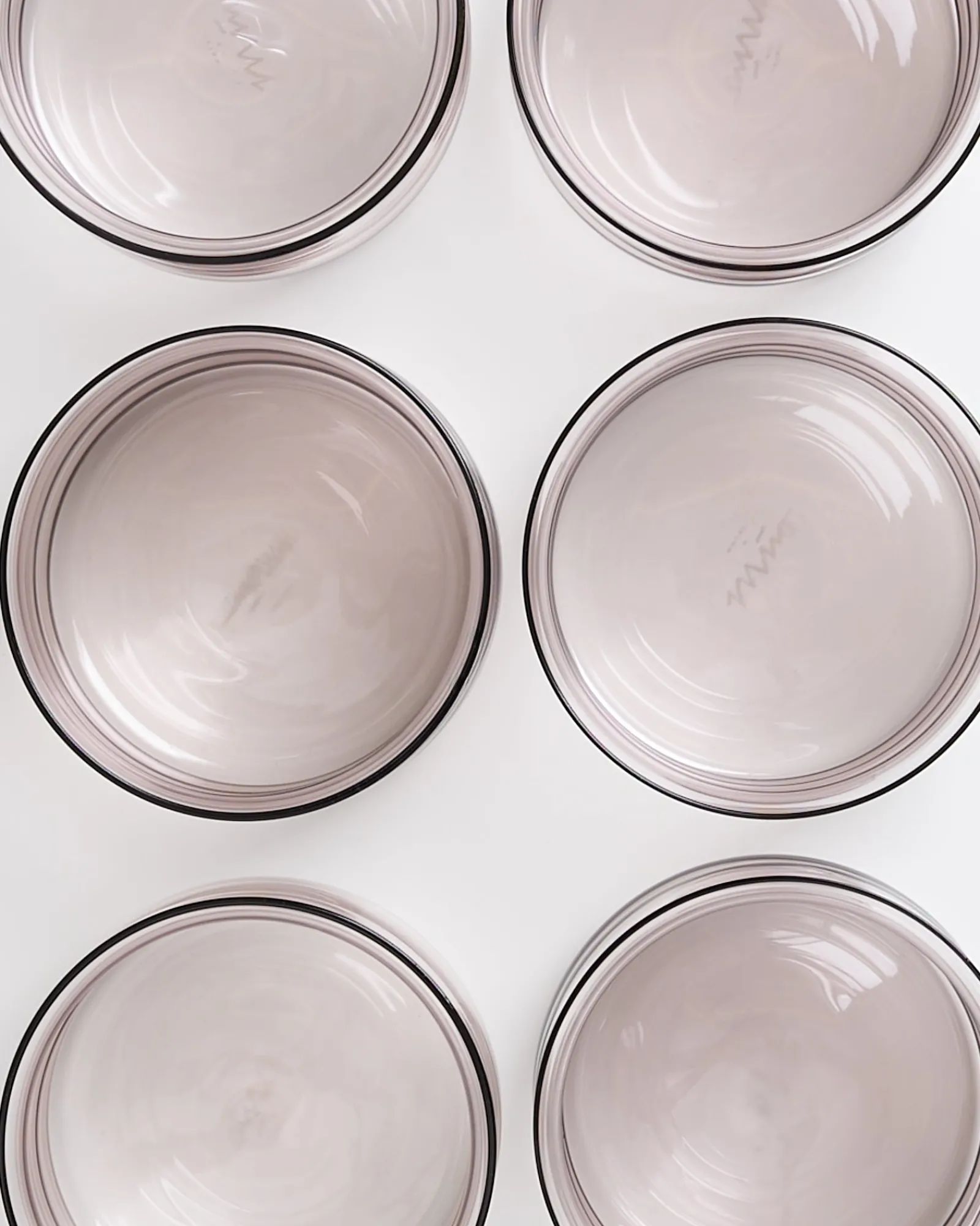 Motel a Miio Joia 6er Set Glas Bubble amethist Discount