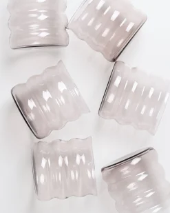 Motel a Miio Joia 6er Set Glas Bubble amethist Discount