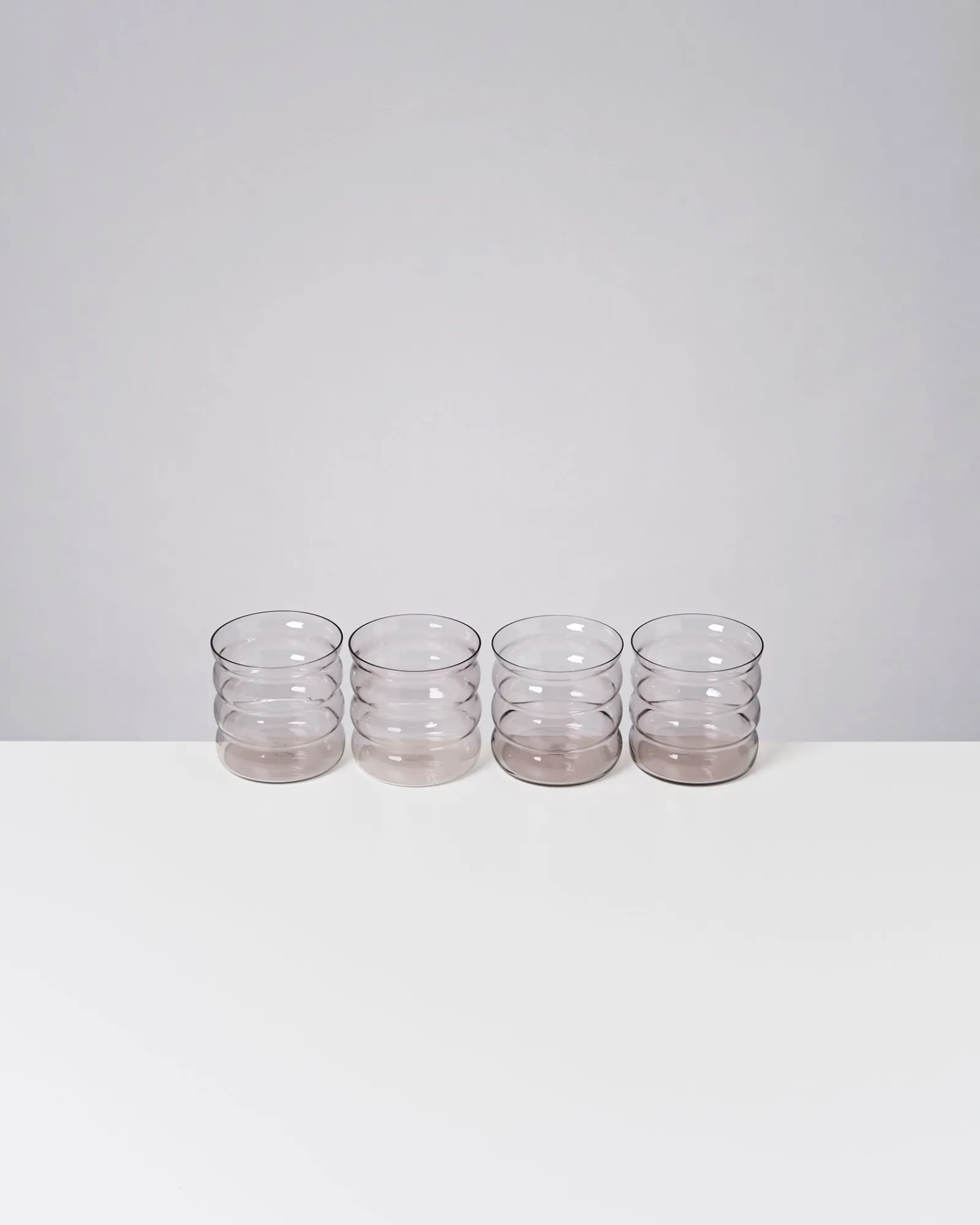 Motel a Miio Joia 4er Set Glas Bubble amethist Cheap