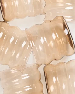 Motel a Miio Joia 6er Set Glas Bubble bronze Clearance