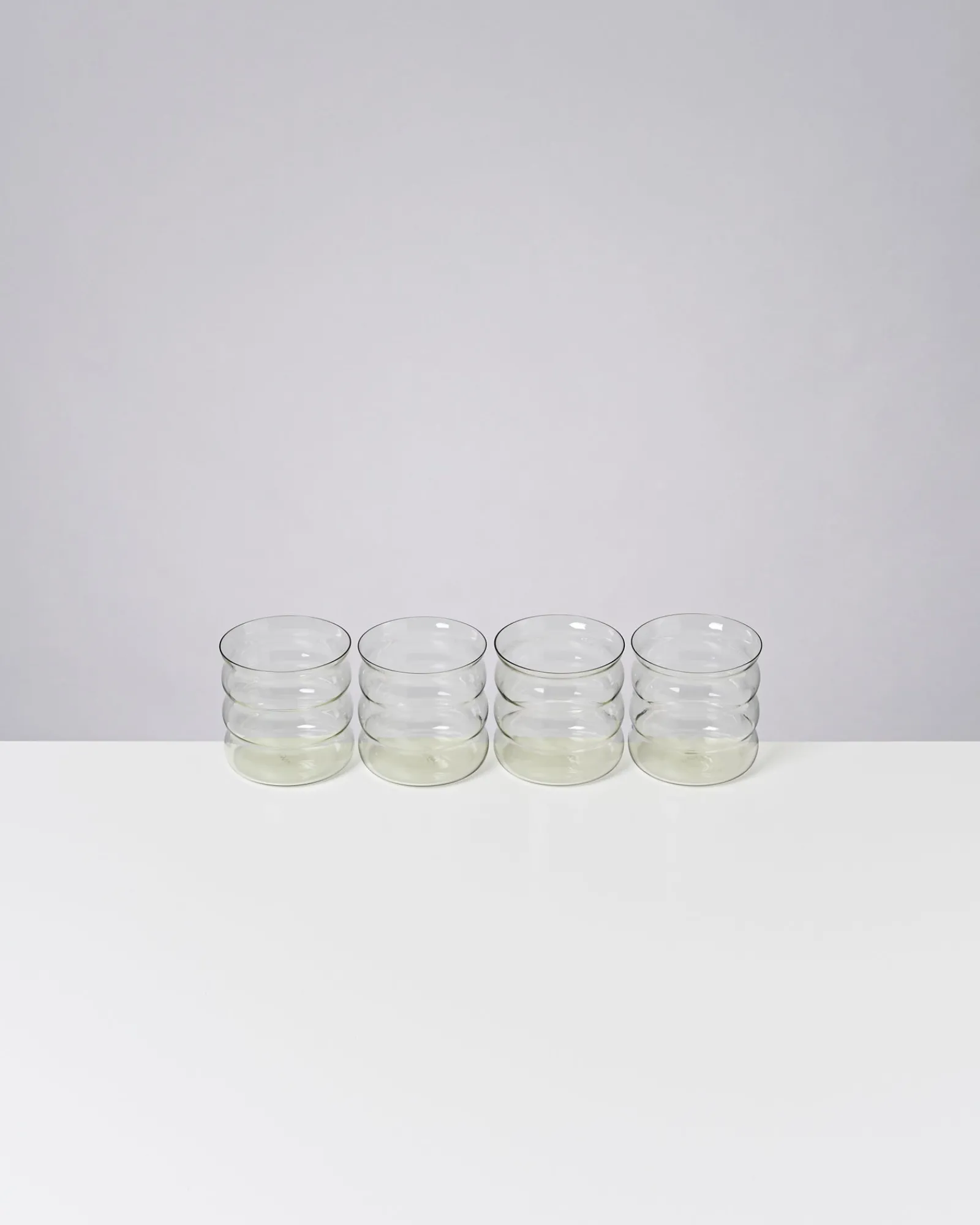 Motel a Miio Joia 4er Set Glas Bubble smaragd Discount