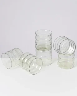 Motel a Miio Joia 6er Set Glas Bubble smaragd Discount