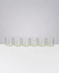Motel a Miio Joia 6er Set Glas Bubble smaragd Discount