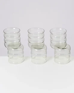 Motel a Miio Joia 6er Set Glas Bubble smaragd Discount